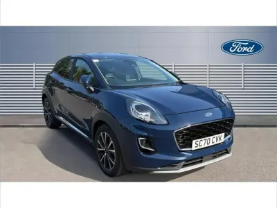 Used Ford Puma Titanium 123 HP (90 kW) 2021 Blue SUV