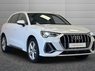 Used Audi Q3 S-Line 150 HP (110 kW) 2019 White SUV