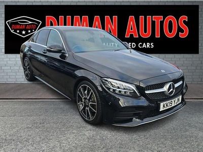 Used Mercedes C220 AMG line 194 HP (142 kW) 2019 Black Sedan