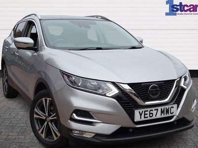 Silver Used 2017 Nissan Qashqai N-Connecta SUV | £7,589 (Fair price)