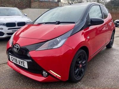 Used Toyota Aygo X-cite 68 HP (50 kW) 2018 Red Hatchback