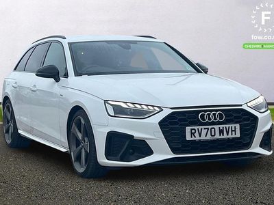 Used Audi A4 Black Edition 163 HP (119 kW) 2020 White Estate
