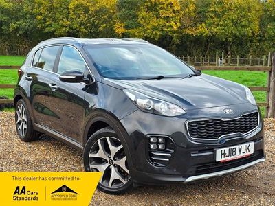 Black Used 2018 Kia Sportage GT-Line SUV | £7,999 (Fair price)