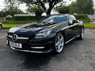 Used Mercedes SLK250 AMG 204 HP (150 kW) 2015 Black Cabriolet