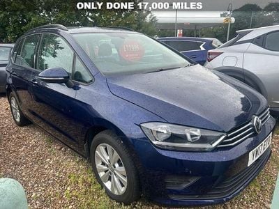 Used VW Golf Sportsvan SE 125 HP (91 kW) 2017 Blue MPV