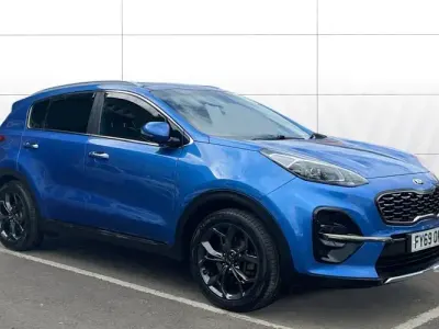 Begagnad Kia Sportage GT-Line 136 HK (100 kW) 2019 Blå SUV