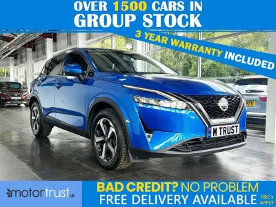 Used Nissan Qashqai N-Connecta 158 HP (116 kW) 2022 Blue SUV