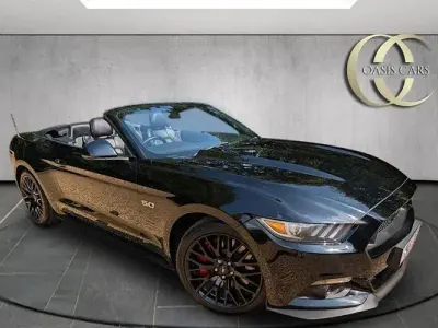 Used Ford Mustang GT Convertible 416 HP (305 kW) 2016 Black Cabriolet