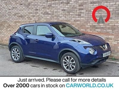 Used Nissan Juke Tekna 117 HP (86 kW) 2018 Blue SUV