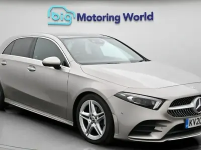 Used Mercedes A180 AMG line 116 HP (85 kW) 2020 Silver Hatchback