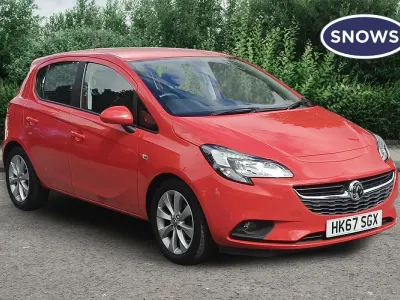 Used Vauxhall Corsa 90 HP (66 kW) 2017 Red Hatchback