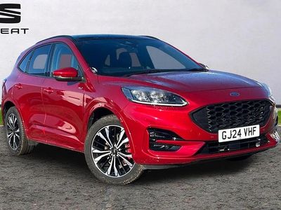 Red Used 2024 Ford Kuga ST-Line X SUV | £22,395 (Good price)