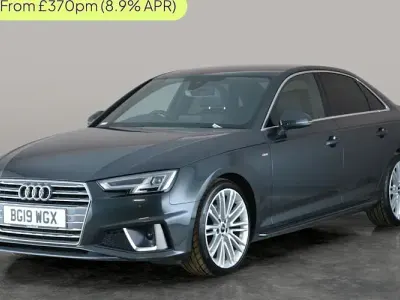 Używany Audi A4 S-Line 190 KM (139 kW) 2019 Szary Sedan/Limuzyna