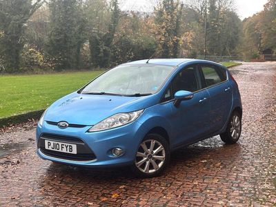 Used Ford Fiesta Zetec 2010 Blue Hatchback