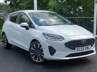Used Ford Fiesta Titanium X 125 HP (91 kW) 2023 White Hatchback