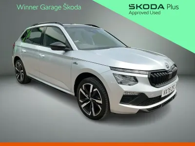 Used Skoda Kamiq Monte Carlo 113 HP (83 kW) 2025 Brilliant silver metallic SUV