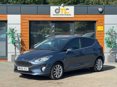 Used Ford Fiesta Titanium 100 HP (73 kW) 2018 Blue Hatchback