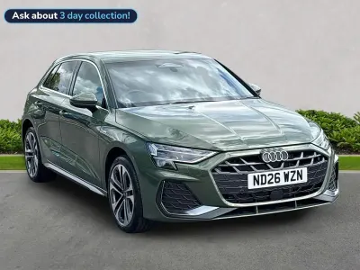 Used Audi A3 Sportback S-Line 204 HP (150 kW) 2026 Green Hatchback