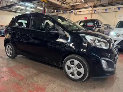 Used Kia Picanto 68 HP (50 kW) 2012 Black Hatchback