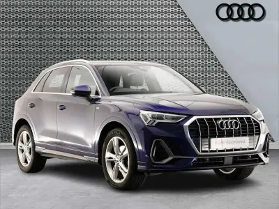Used Audi Q3 S-Line 150 HP (110 kW) 2022 Blue SUV