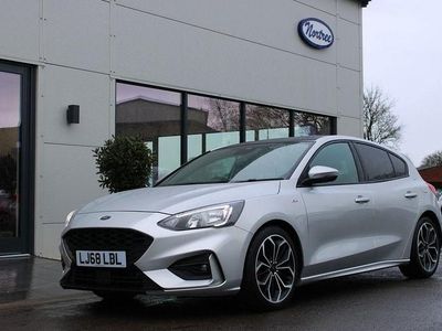 Used Ford Focus ST-Line X 125 HP (91 kW) 2018 Silver Hatchback
