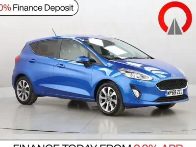 Used Ford Fiesta Trend 85 HP (62 kW) 2019 Blue Hatchback