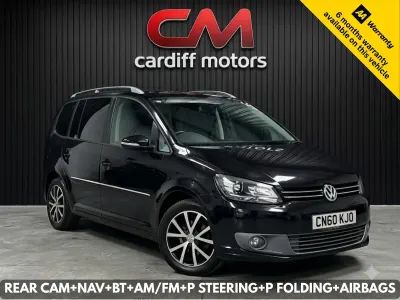 Used VW Touran SE 140 HP (102 kW) 2011 Black MPV