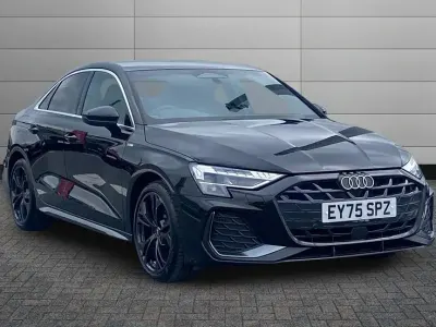 Used Audi A3 S-Line 116 HP (85 kW) 2025 Mythos black Sedan