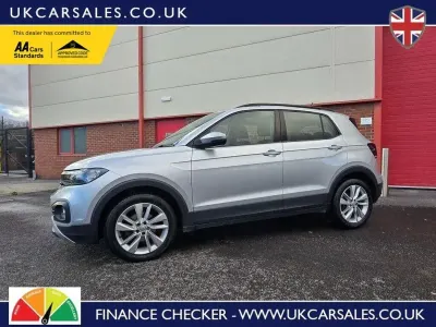 Used VW T-Cross SE 95 HP (69 kW) 2019 Silver SUV