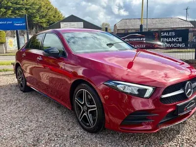 Usado Mercedes A250 AMG Line Premium 218 HP (160 kW) 2022 Vermelho Sedan