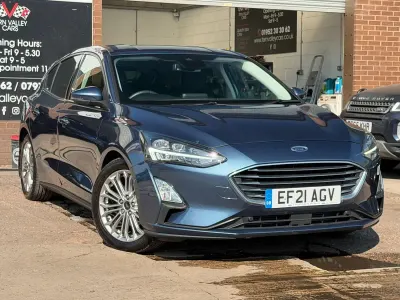 Used Ford Focus Titanium X 125 HP (91 kW) 2021 Blue Hatchback