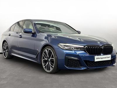 Blue Used 2021 BMW 520 M Sport | £25,700 (Fair price)