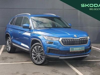 Used Skoda Kodiaq SE L Executive 147 HP (108 kW) 2024 Race blue metallic SUV
