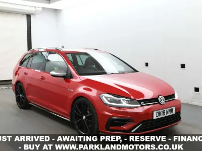 Used VW Golf VII R 2018 Red Estate