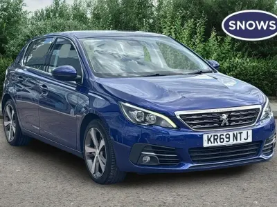 Used Peugeot 308 Allure 131 HP (96 kW) 2019 Blue Hatchback
