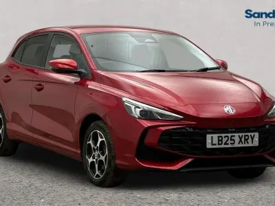 Used MG MG3 Trophy 194 HP (142 kW) 2024 Tri coat  dynamic red Hatchback