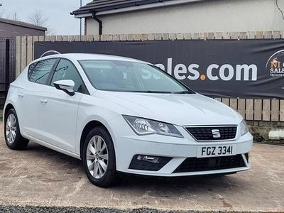 Used Seat Leon SE Technology 110 HP (80 kW) 2017 White Hatchback