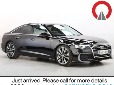 Used Audi A6 S-Line 204 HP (150 kW) 2019 Black Sedan