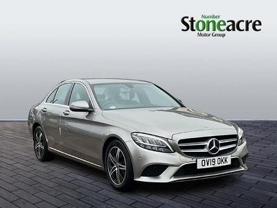 Used Mercedes C200 180 HP (132 kW) 2019 Silver Sedan