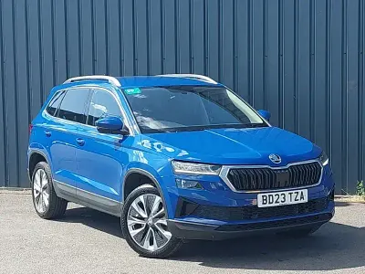 Used Skoda Karoq SE L 150 HP (110 kW) 2023 Blue SUV