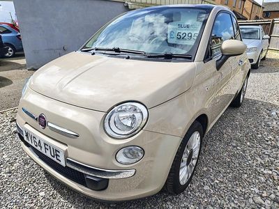 Usado Fiat 500 Lounge 69 HP (50 kW) 2014 Bege Citadino