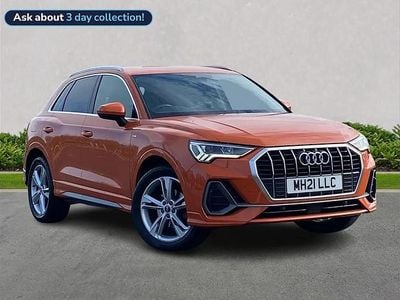 Used Audi Q3 S-Line 150 HP (110 kW) 2021 Orange SUV