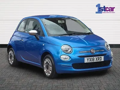 Used Fiat 500 Mirror 69 HP (50 kW) 2018 Blue Hatchback