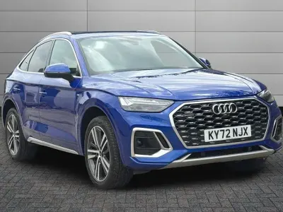 Used Audi Q5 Sportback S-Line 261 HP (191 kW) 2022 Blue SUV