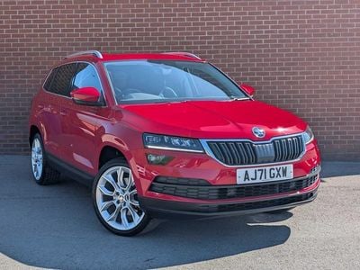 Second-hand Skoda Karoq 110 CP (80 kW) 2022 Roșu SUV