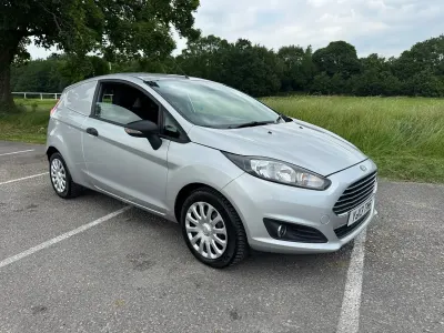 Used Ford Fiesta 75 HP (55 kW) 2013 Silver Van