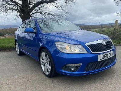 Used Skoda Octavia vRS 167 HP (122 kW) 2010 Blue Hatchback