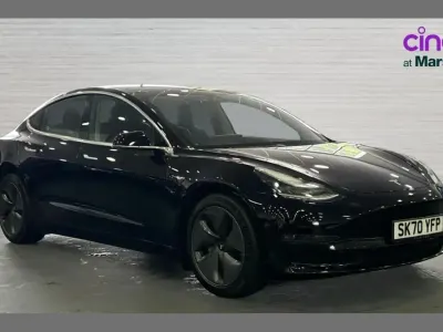 Used Tesla Model 3 Long Range AWD 366 kW (498 HP) 2020 Black Sedan