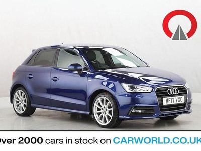 Used Audi A1 Sportback S-Line 125 HP (91 kW) 2017 Blue Hatchback