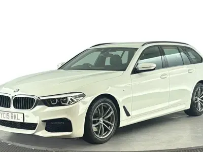 Used BMW 520 M Sport 184 HP (135 kW) 2019 White Estate